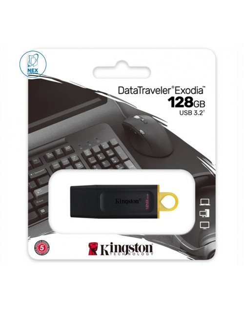Kingston Datatraveler Exodia 128GB USB 3.2 Flash Drive